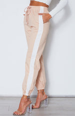 For The Girls Cargo Pants Pink/White