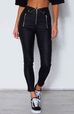 Straight Talk Pants Black