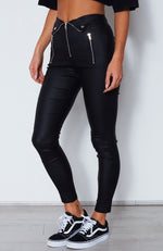 Straight Talk Pants Black