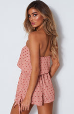 Set Me Free Playsuit Spot On Peach