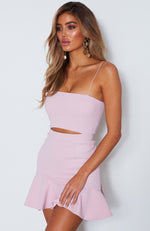 Just My Type Mini Dress Dusty Pink