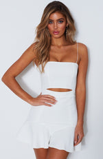 Just My Type Mini Dress Off White