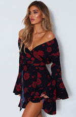 Starry Night Dress Russian Rose Black