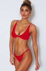 Miami Bikini Top Red