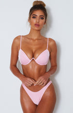 Catalina Bikini Top Fairy Floss