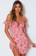 Same Love Mini Dress Pink Print