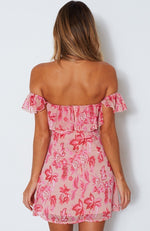 Same Love Mini Dress Pink Print