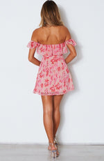 Same Love Mini Dress Pink Print