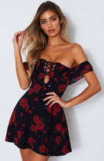 Something About You Dress Russian Rose Black