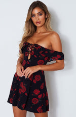 Something About You Dress Russian Rose Black