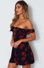 Something About You Dress Russian Rose Black