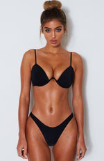 Catalina Bikini Top Black