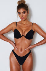 Catalina Bikini Top Black