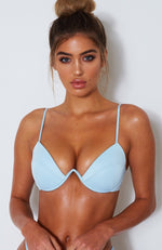 Catalina Bikini Top Baby Blue