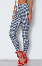 Boardwalk Pants Black Gingham