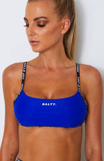 Soaked Bikini Top Electric Blue