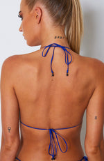 Barely There Bikini Top Electric Blue