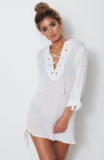 Dreamstate Shirt Dress White