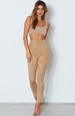 Soho Suede Pants Camel