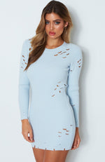 Lincoln Knit Dress Baby Blue