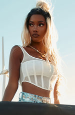 Kiss It Better Bustier White