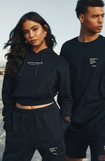 NB-52B Cropped Hoodie Black