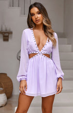 French Riviera Dress Lilac