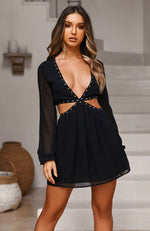 French Riviera Dress Black