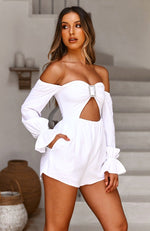 La Rousse Playsuit White