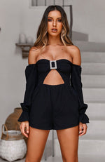 La Rousse Playsuit Black