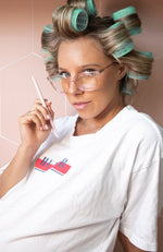 Sissy Werk Glasses Clear Pink