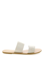 Cuban Slides Off White Linen