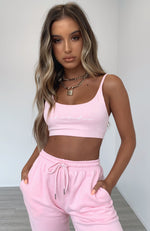 No Sweat Crop Pink