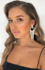 Night Shine Earrings Silver