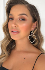 Heart Of Gold Earrings Gold