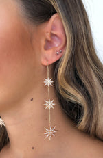 Rising Star Earrings Gold