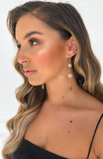 Rising Star Earrings Gold