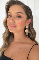 So Charming Earrings Gold