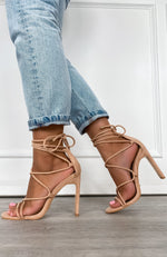 Iris Heels Blush Suede