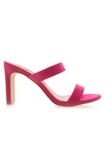 Indy Mules Fuchsia Suede