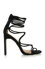 Iris Heels Black Suede