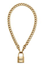 Locked Up Necklace Gold