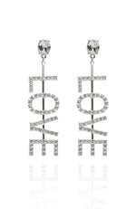 Real Love Earrings Silver