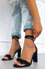 Granita Heels Black Suede