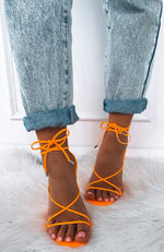 Martini Twist Heels Orange