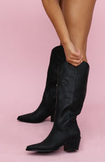 Western Boots Black