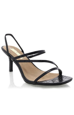 Wilda Heels Black Croc