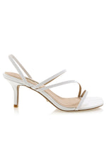 Wilda Heels White Croc