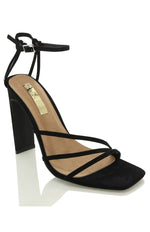 Dalton Heels Black Suede