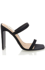 Dana Mules Black Suede